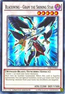 Blackwing - Gram the Shining Star [TDIL-ENSE1] Super Rare | Exor Games Bridgewater