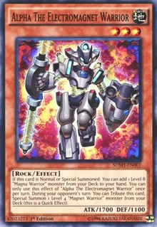 Alpha The Electromagnet Warrior [SDMY-EN001] Super Rare | Exor Games Bridgewater