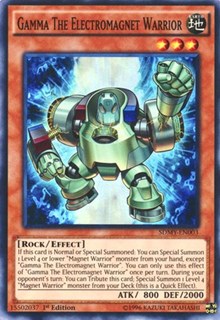 Gamma The Electromagnet Warrior [SDMY-EN003] Super Rare | Exor Games Bridgewater