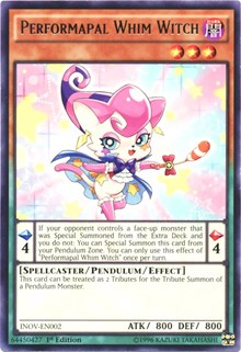 Performapal Whim Witch [INOV-EN002] Rare | Exor Games Bridgewater