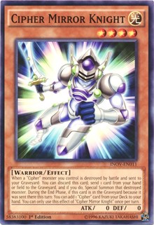 Cipher Mirror Knight [INOV-EN011] Common | Exor Games Bridgewater