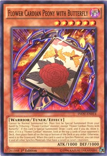 Flower Cardian Peony with Butterfly [INOV-EN014] Common | Exor Games Bridgewater