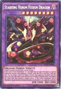 Starving Venom Fusion Dragon [INOV-EN038] Secret Rare | Exor Games Bridgewater