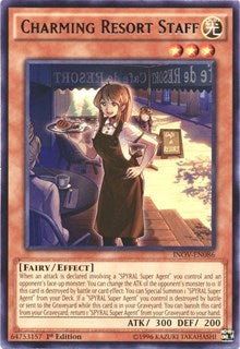 Charming Resort Staff [INOV-EN086] Rare | Exor Games Bridgewater