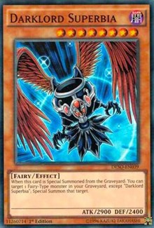 Darklord Superbia [DESO-EN039] Super Rare | Exor Games Bridgewater