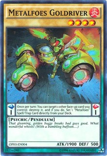 Metalfoes Goldriver [OP03-EN004] Super Rare | Exor Games Bridgewater