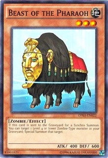 Beast of the Pharaoh [OP03-EN022] Common | Exor Games Bridgewater