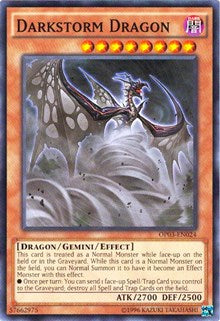 Darkstorm Dragon [OP03-EN024] Common | Exor Games Bridgewater