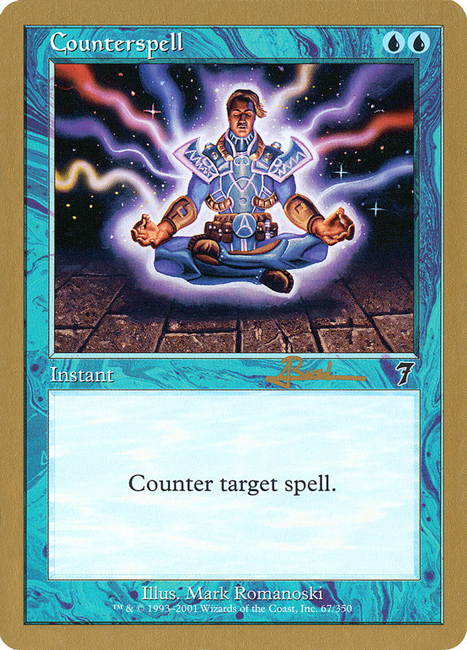 Counterspell (Antoine Ruel) (7ED) [World Championship Decks 2001] | Exor Games Bridgewater