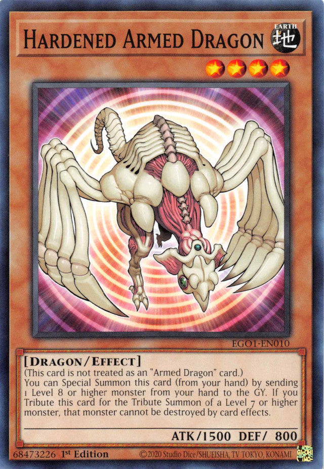 Hardened Armed Dragon [EGO1-EN010] Common | Exor Games Bridgewater