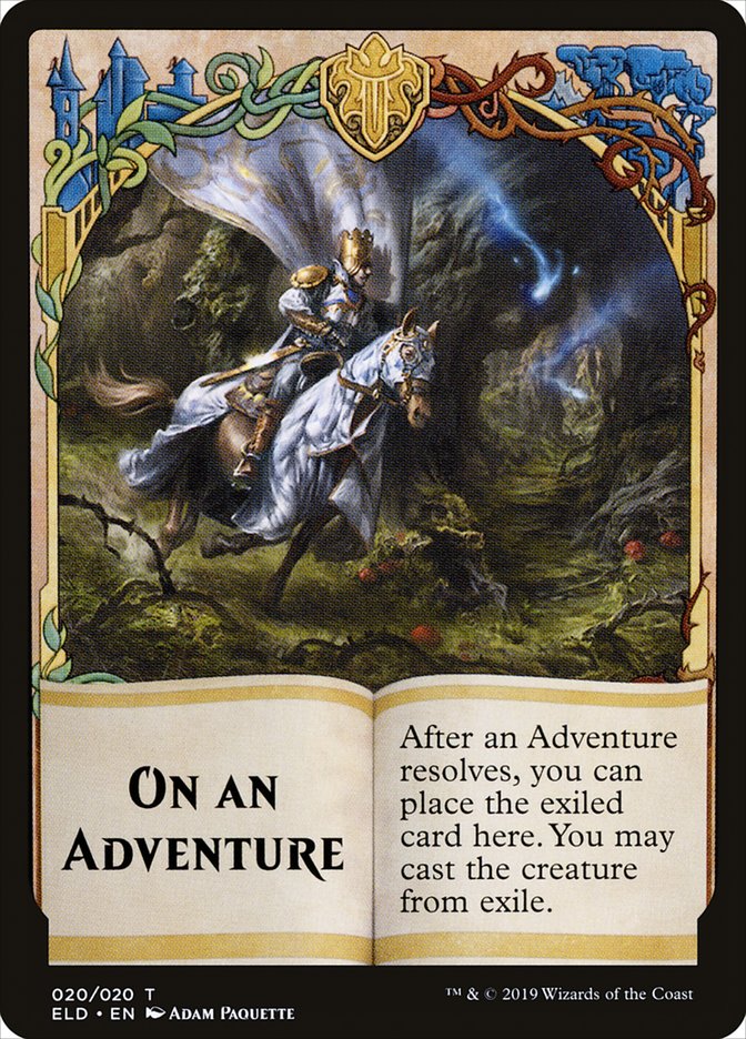 On an Adventure [Throne of Eldraine Tokens] | Exor Games Bridgewater