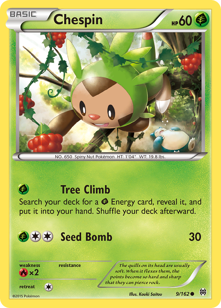 Chespin (9/162) [XY: BREAKthrough] | Exor Games Bridgewater