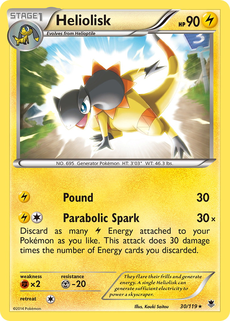 Heliolisk (30/119) [XY: Phantom Forces] | Exor Games Bridgewater