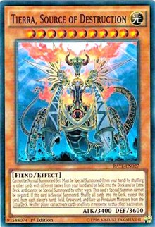 Tierra, Source of Destruction [RATE-EN027] Super Rare | Exor Games Bridgewater