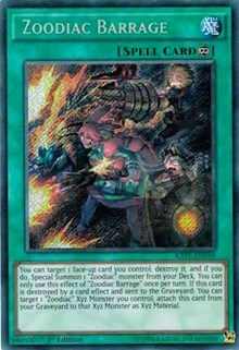 Zoodiac Barrage [RATE-EN059] Secret Rare | Exor Games Bridgewater