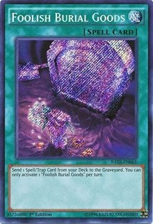 Foolish Burial Goods [RATE-EN065] Secret Rare | Exor Games Bridgewater