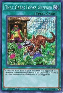 That Grass Looks Greener [RATE-EN066] Secret Rare | Exor Games Bridgewater