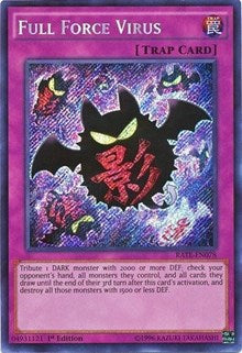 Full Force Virus [RATE-EN078] Secret Rare | Exor Games Bridgewater