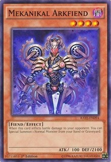 Mekanikal Arkfiend [RATE-EN094] Common | Exor Games Bridgewater