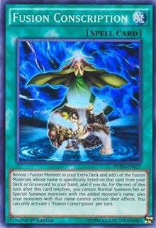 Fusion Conscription [FUEN-EN057] Super Rare | Exor Games Bridgewater