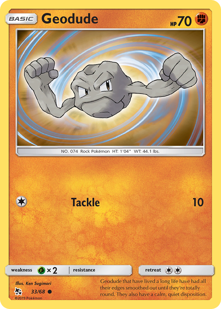 Geodude (33/68) [Sun & Moon: Hidden Fates] | Exor Games Bridgewater