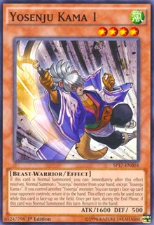 Yosenju Kama 1 [SP17-EN004] Common | Exor Games Bridgewater