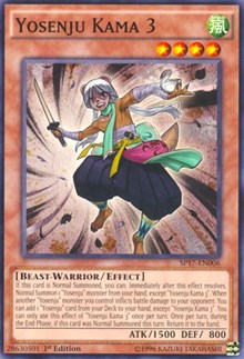 Yosenju Kama 3 (Starfoil) [SP17-EN006] Starfoil Rare | Exor Games Bridgewater