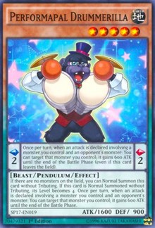 Performapal Drummerilla [SP17-EN019] Common | Exor Games Bridgewater