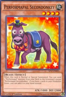 Performapal Secondonkey [SP17-EN025] Common | Exor Games Bridgewater