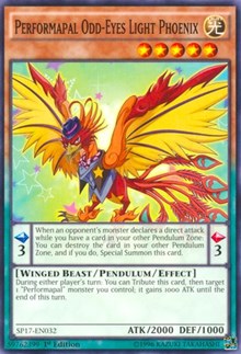 Performapal Odd-Eyes Light Phoenix [SP17-EN032] Common | Exor Games Bridgewater