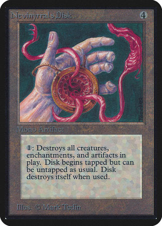 Nevinyrral's Disk [Limited Edition Alpha] | Exor Games Bridgewater