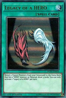 Legacy of a HERO [DUSA-EN019] Ultra Rare | Exor Games Bridgewater