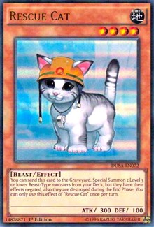 Rescue Cat [DUSA-EN072] Ultra Rare | Exor Games Bridgewater