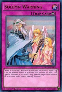 Solemn Warning [DUSA-EN085] Ultra Rare | Exor Games Bridgewater