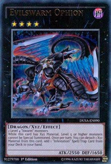 Evilswarm Ophion [DUSA-EN090] Ultra Rare | Exor Games Bridgewater