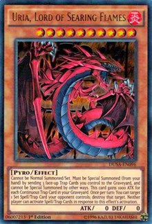 Uria, Lord of Searing Flames [DUSA-EN096] Ultra Rare | Exor Games Bridgewater