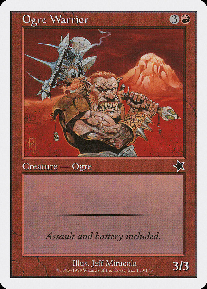 Ogre Warrior [Starter 1999] | Exor Games Bridgewater