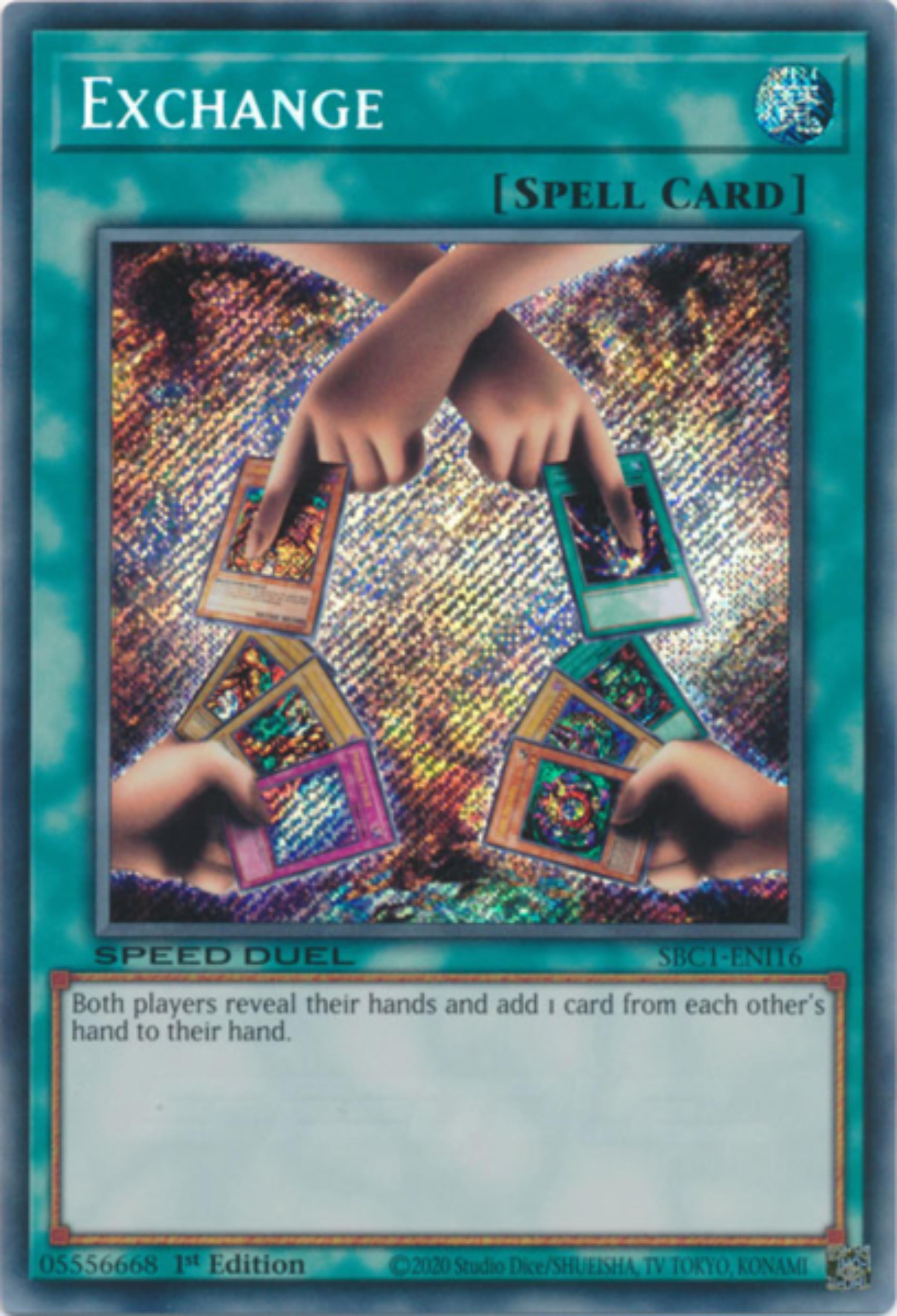 Exchange [SBC1-ENI16] Secret Rare | Exor Games Bridgewater