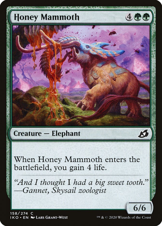 Honey Mammoth [Ikoria: Lair of Behemoths] | Exor Games Bridgewater