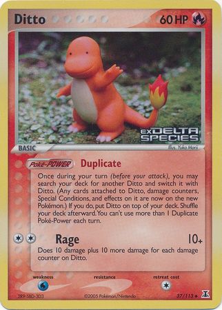 Ditto (37/113) (Stamped) [EX: Delta Species] | Exor Games Bridgewater