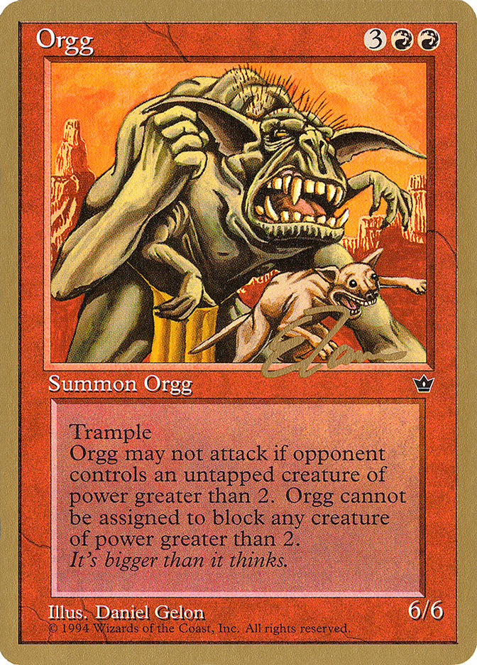 Orgg (Eric Tam) [Pro Tour Collector Set] | Exor Games Bridgewater