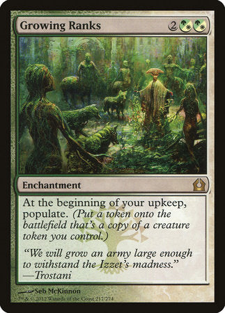 Growing Ranks [Return to Ravnica] | Exor Games Bridgewater