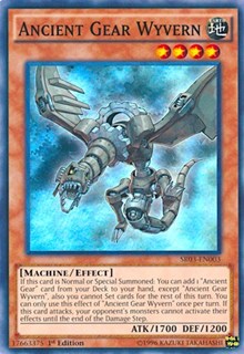 Ancient Gear Wyvern [SR03-EN003] Super Rare | Exor Games Bridgewater