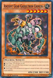 Ancient Gear Gadjiltron Chimera [SR03-EN006] Common | Exor Games Bridgewater