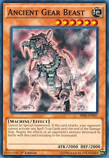 Ancient Gear Beast [SR03-EN007] Common | Exor Games Bridgewater