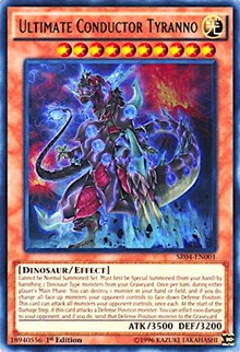 Ultimate Conductor Tyranno [SR04-EN001] Ultra Rare | Exor Games Bridgewater