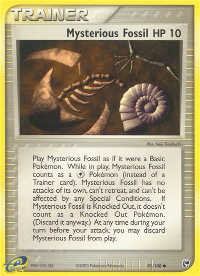 Mysterious Fossil (91/100) [EX: Sandstorm] | Exor Games Bridgewater