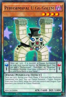 Performapal U Go Golem [MACR-EN004] Rare | Exor Games Bridgewater