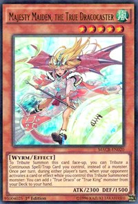 Majesty Maiden, the True Dracocaster [MACR-EN020] Ultra Rare | Exor Games Bridgewater