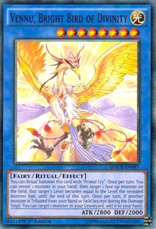 Vennu, Bright Bird of Divinity [MACR-EN097] Common | Exor Games Bridgewater